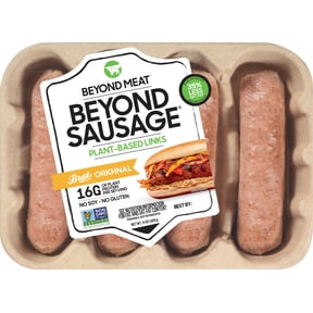 Beyond Meat Beyond Sausage Brat Original Flavor Plant Based Sausage, 14 Ounce -- 8 per case.