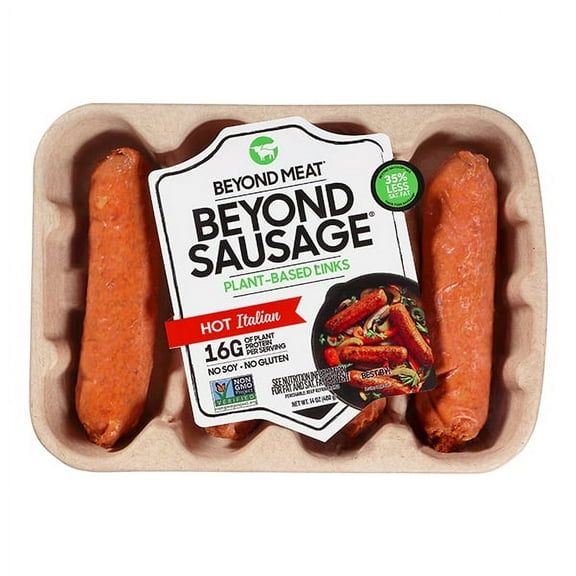 Beyond Meat Hot Italian Sausage, 14 Ounce -- 8 per Case.