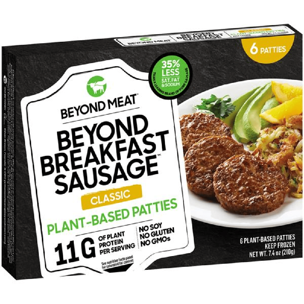 Beyond Meat Plant Based Breakfast Sausage Patties, 7.4 oz (Pack of 12)