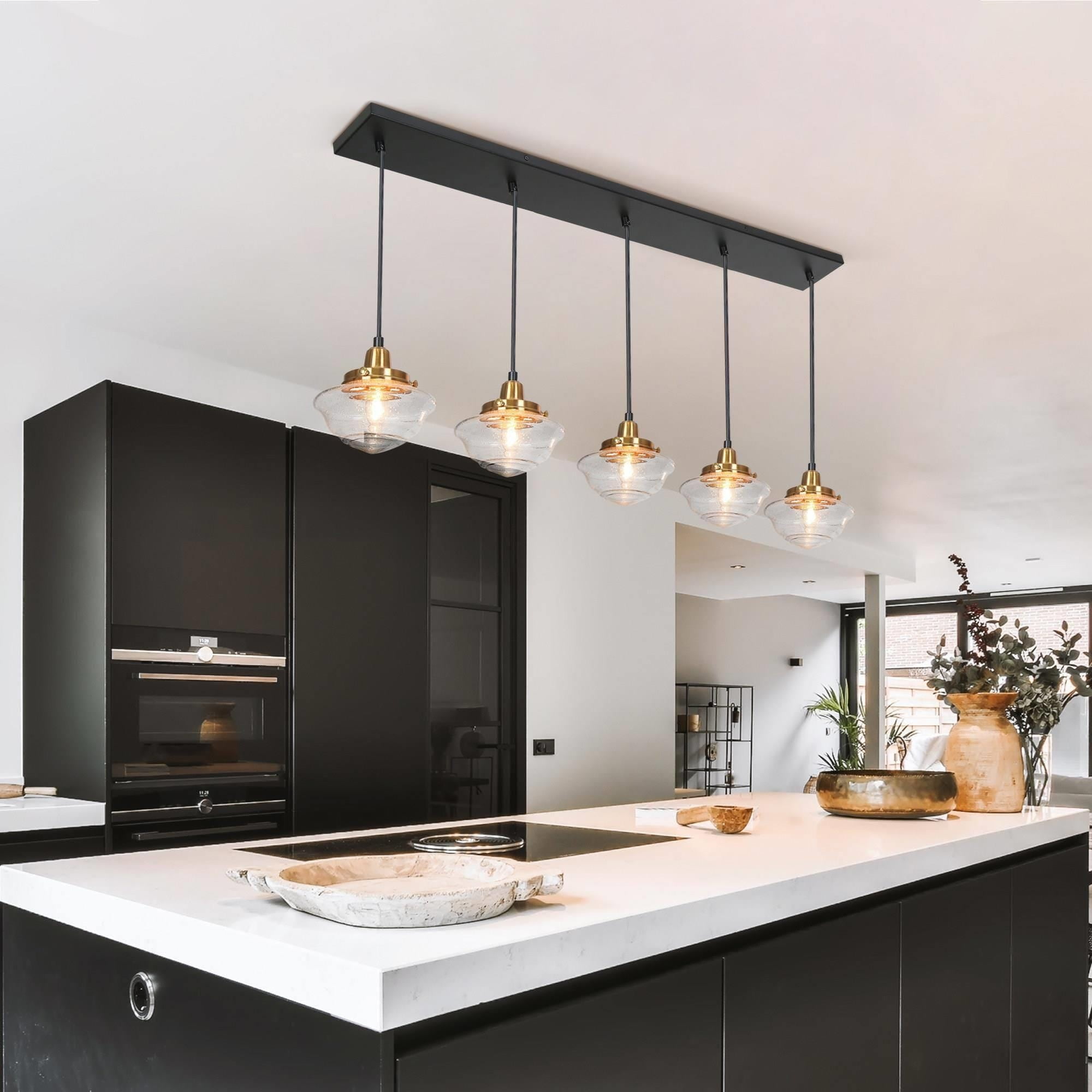 Black and gold kitchen lights deals