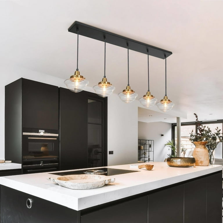 Kitchen lights cheap black