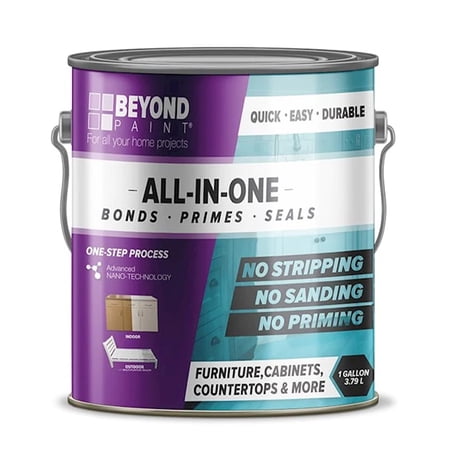 Beyond Paint 1 Gallon All In 1 Multi Use Versatile Refinishing Paint, Deep Blue