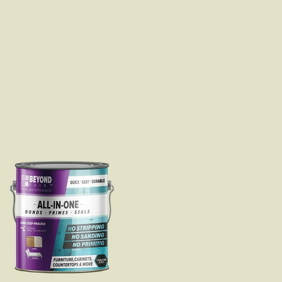Beyond Paint 1 Gallon All-in-1 Multi Use Versatile Refinishing Paint, Off White