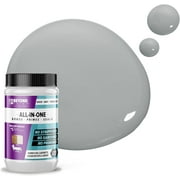 Beyond Paint BP11 Soft Gray Matte Opaque Household Paint & Stain, 0.25 gal