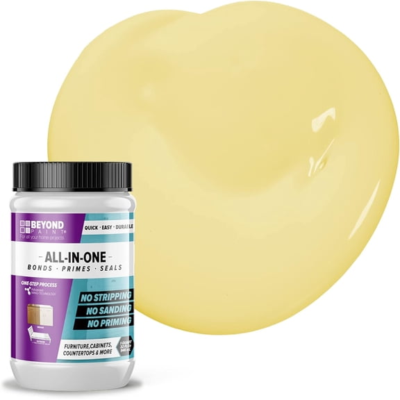 Beyond Paint for Cabinets, Countertops and Furniture, Matte Finish, 1 Quart, Buttercream