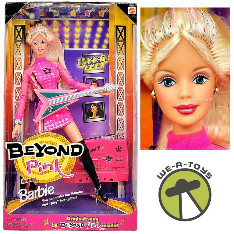 Mattel Beyond Pink Barbie Doll with Glow-in-the-dark Accents and