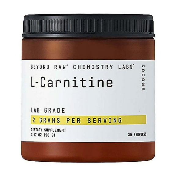 Beyond Raw Chemistry Labs L-Carnitine Powder | Fuels Exercise and Supports Recovery | 30 Servings