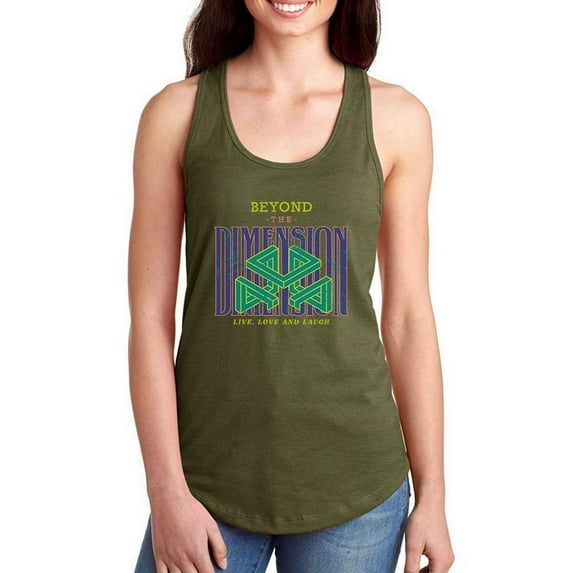 Beyond The Dimension Racerback Tank Women -Image by Shutterstock, Female Large