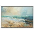 Beyond The Shore Beach Coastal Inspired Canvas Wall Art by Art Remedy