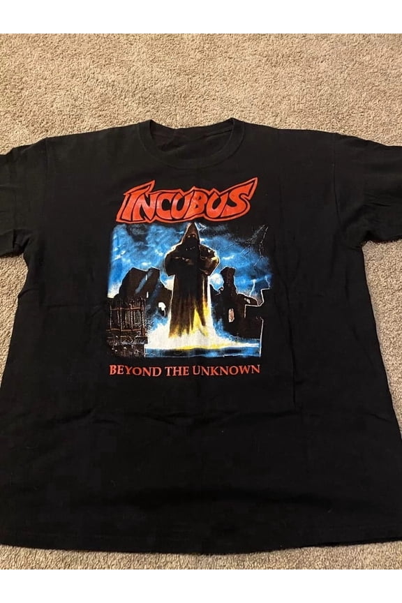 Beyond The Unknown Incubus Black T-Shirt Cotton Full Size RD402