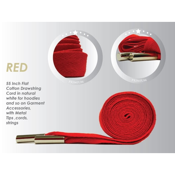 Beyond Trim Cotton Hoodie Drawstring with Metal tips 55 Inches