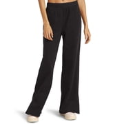 Beyond Yoga womens Open Ended Mid Rise 30in Wide Leg Pant, l, White