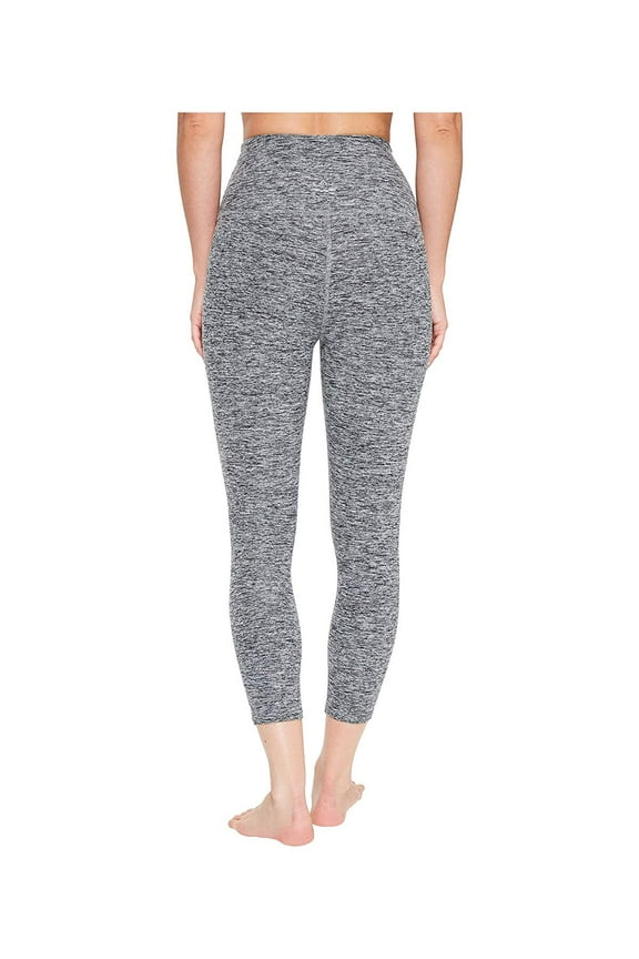 Spacedye High Waisted Capri Leggings Black/White Spacedye