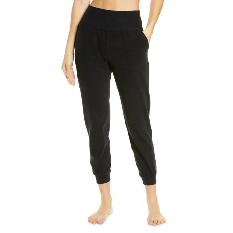 Beyond Yoga Women's Soft Slouchy Jogger Pants, Darkest Night, L 