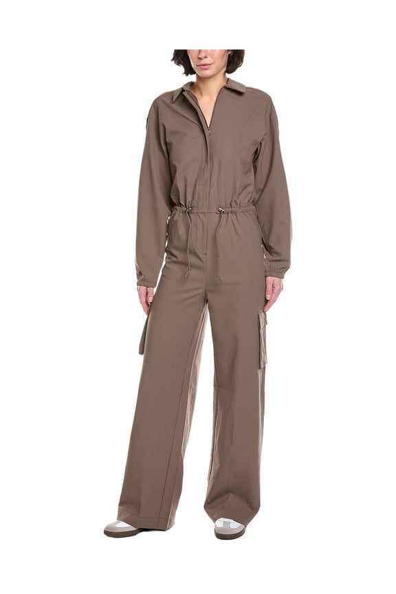 womens  City Chic 31in Jumpsuit, s, Brown