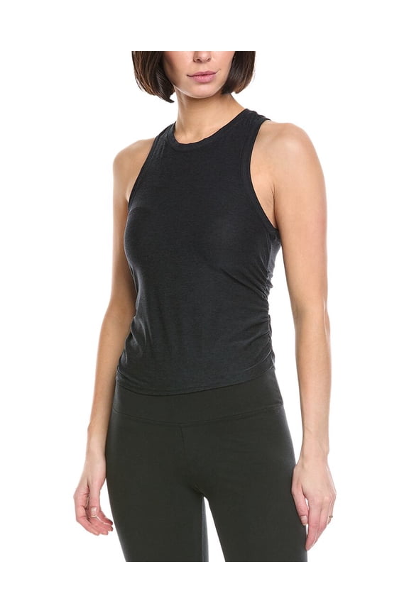 womens  Featherweight Your Fit Shirred Tank, xs, Navy