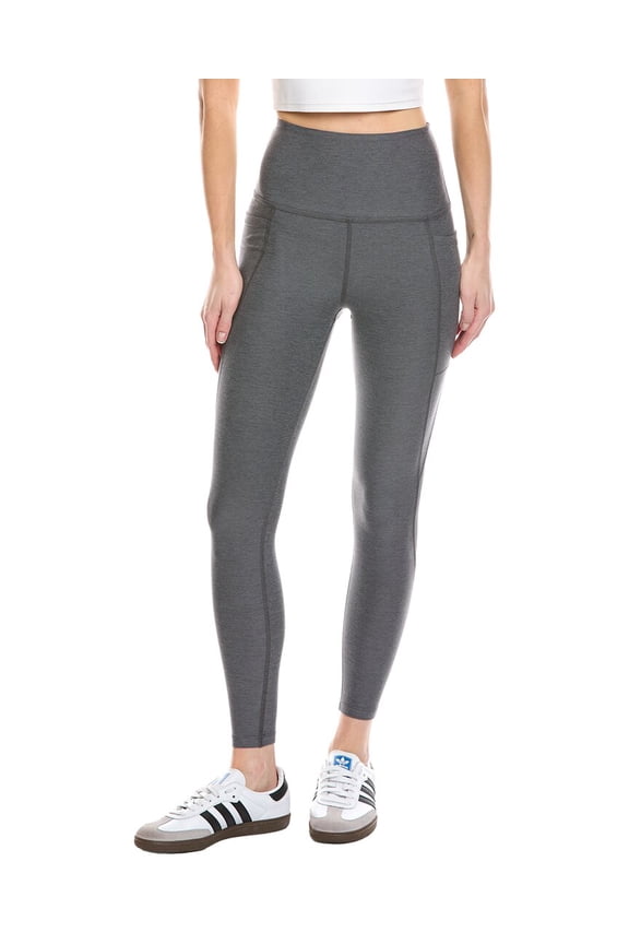 womens Out Of Pocket High Waisted Legging, xs, Gray