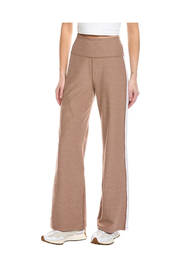 womens Spacedye Laid Back 31in Wide Leg Pant, XL, Brown