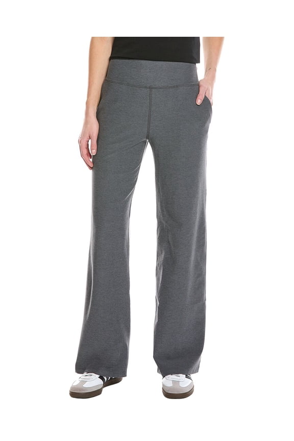 womens Spacedye Laid Back 31in Wide Leg Pant, m, Gray