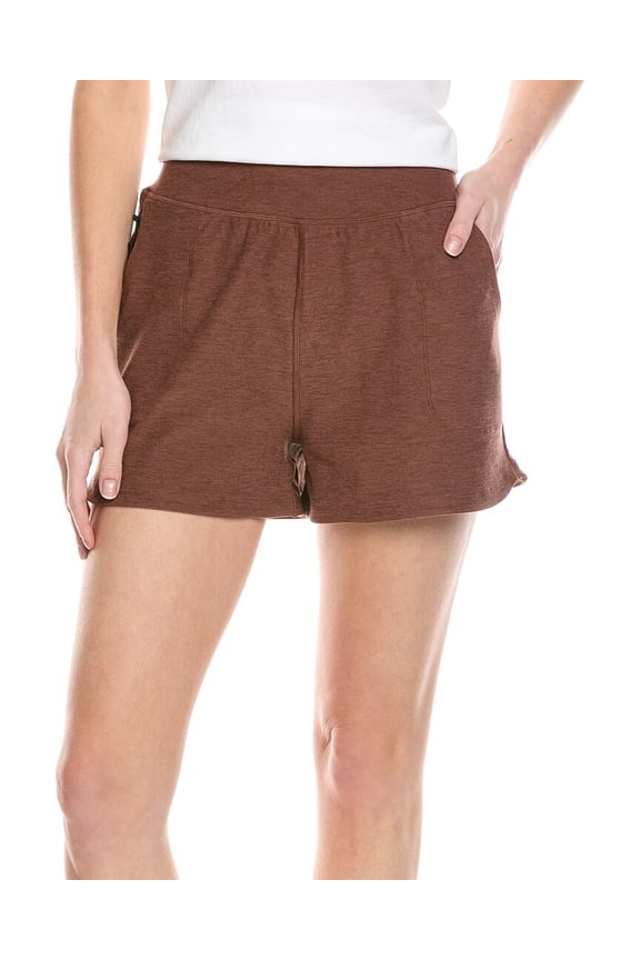 womens Spacedye Move Up 3in Short, m, Brown