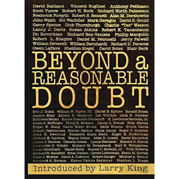 Pre-Owned Beyond a Reasonable Doubt (Hardcover) 1597775037 9781597775038