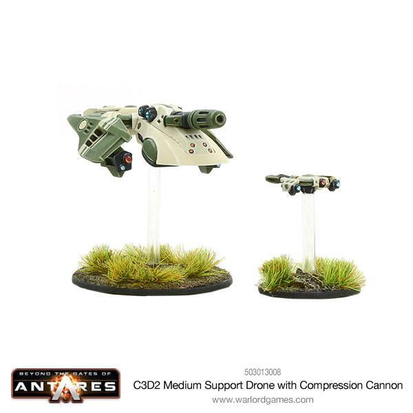 Beyond the Gates of Antares Concord C3D2 Medium Support Drone w/ Compression Cannon