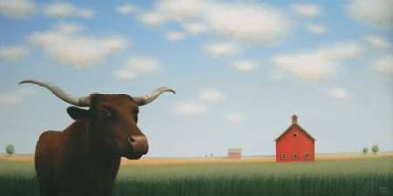 Beyond the Old Barn Canvas Art - Sharon France (10 x 20)