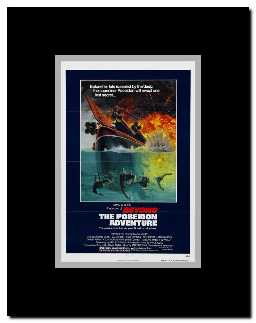 Beyond the Poseidon Adventure Framed Movie Poster