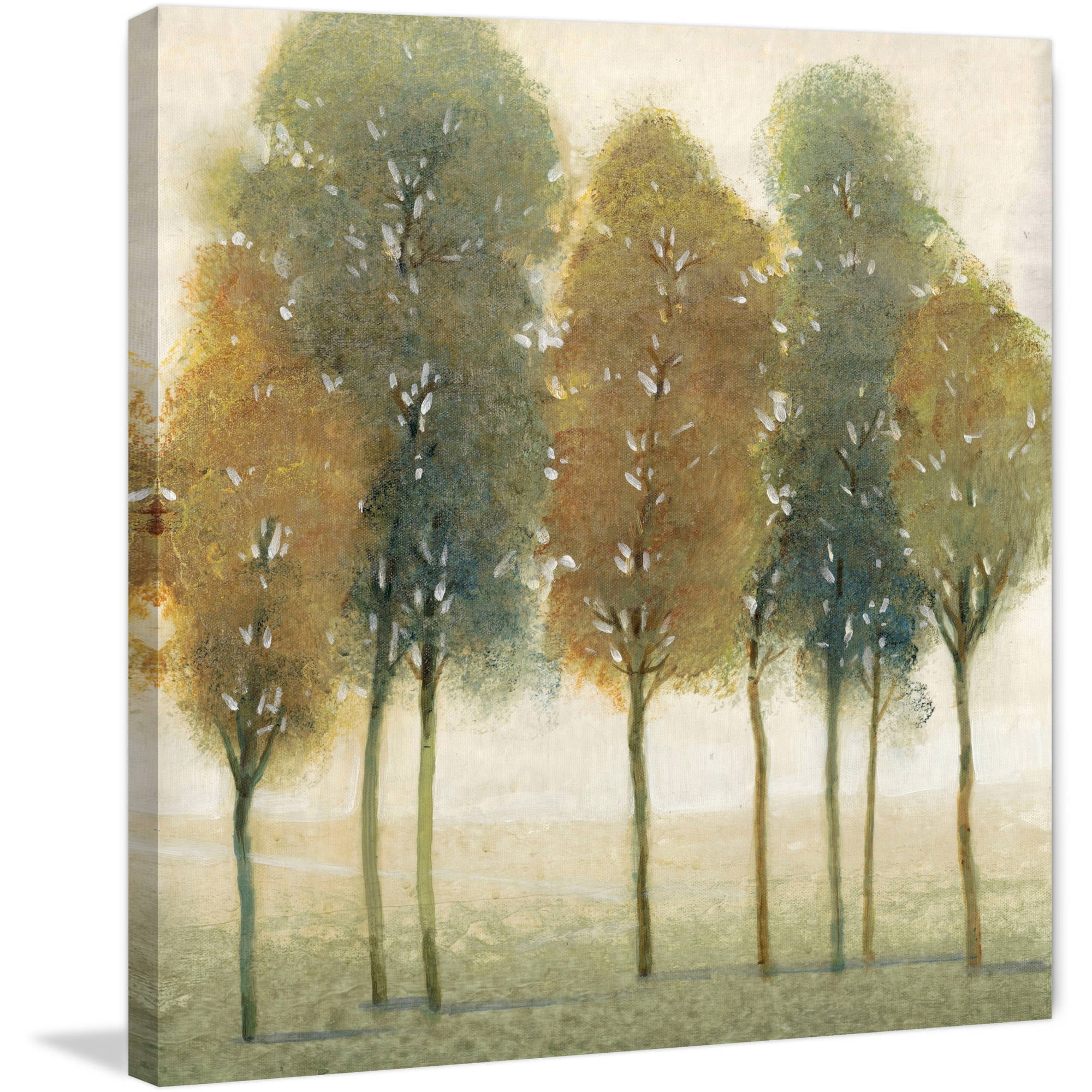 "Beyond the Trees II" Painting Print on Wrapped Canvas