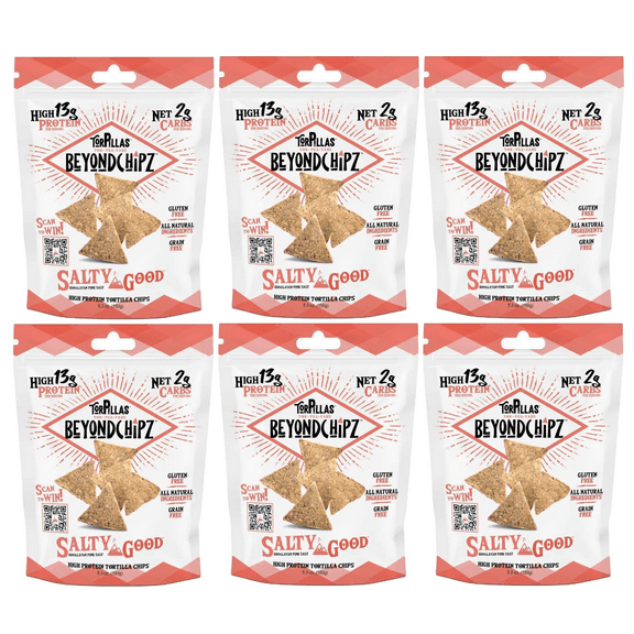 BeyondChipz High Protein Torpillas - Salty Good Size: 6 Bags