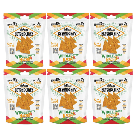 BeyondChipz High Protein Torpillas - Whole Lotta' Nacho Size: 6-Pack