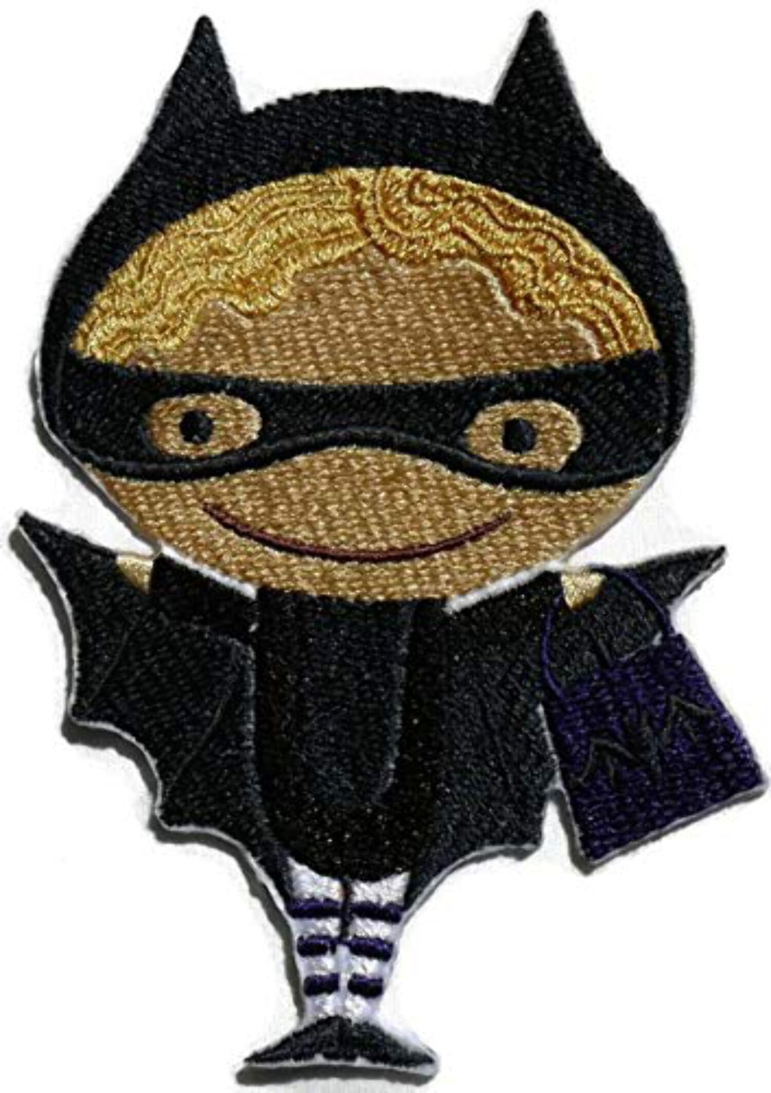 BeyondVision Custom And Unique Happy Halloween [Boo Crew Bat ] Embroidered Iron on/Sew patch [6.44x4.84]