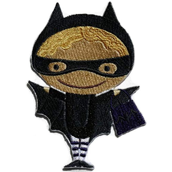 BeyondVision Custom And Unique Happy Halloween [Boo Crew Bat ] Embroidered Iron on/Sew patch [6.44x4.84]