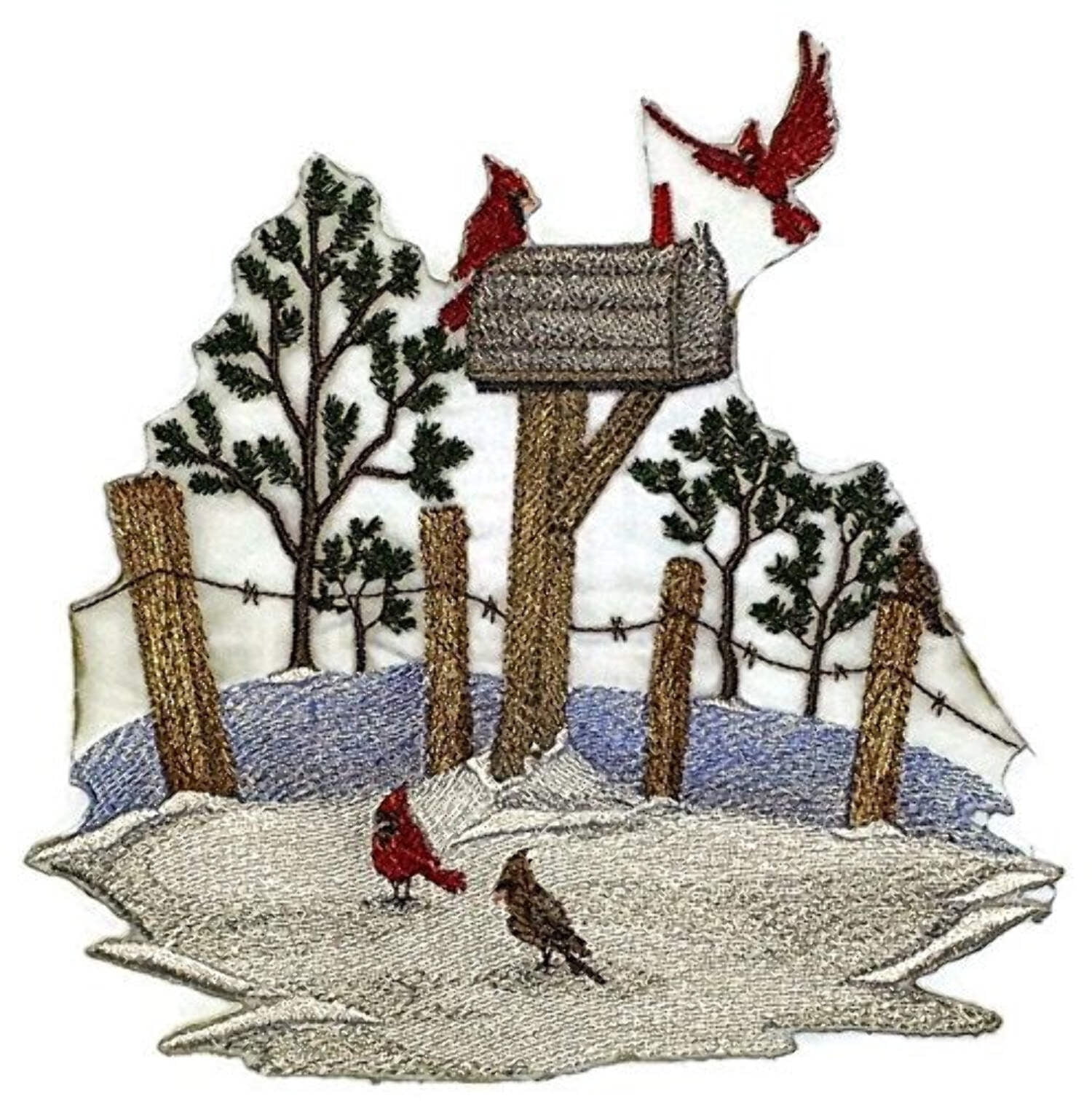 BeyondVision Custom And Unique Winter Bonanza [ Seasonal Delivery Winter ] Embroidered Iron on/Sew patch [7" 7"]