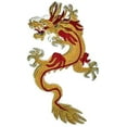 thumbnail image 1 of BeyondVision Custom Yellow Dragon Embroidery Iron On/Sew Patch [6.54" 4.7"], 1 of 8