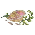thumbnail image 1 of BeyondVision Ocean Calling Custom And Unique[ Sea shell in Watercolor ] Embroidered Iron On/Sew patch [9.4" x5"], 1 of 2
