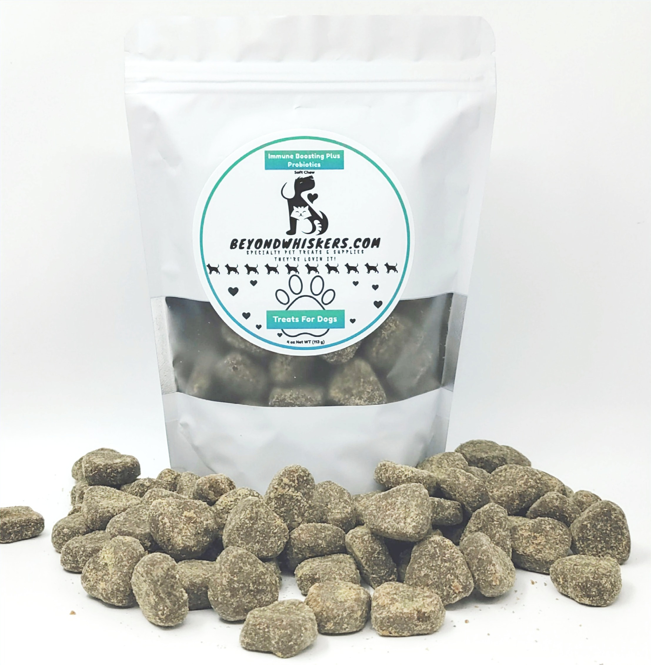 BeyondWhiskers Immune Boosting Plus probiotic soft dog treats (8oz ...