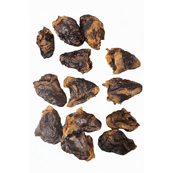 BeyondWhiskers Whole Dehydrated Turkey Hearts for Dogs, Single Ingredient, Shelf Stable, 4 oz