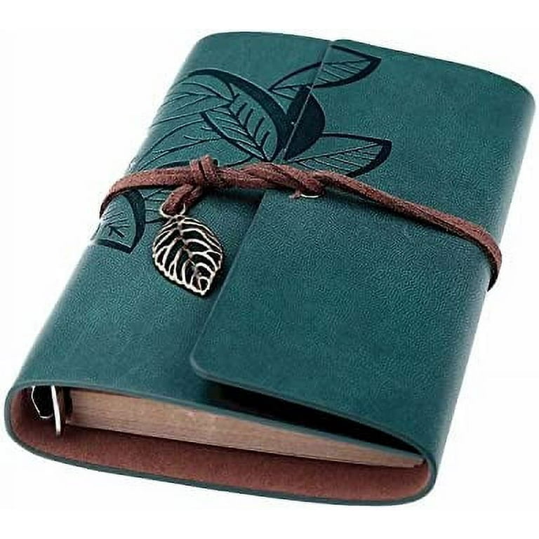 Beyong Leather Writing Journal, Refillable Travelers Notebook, Men 