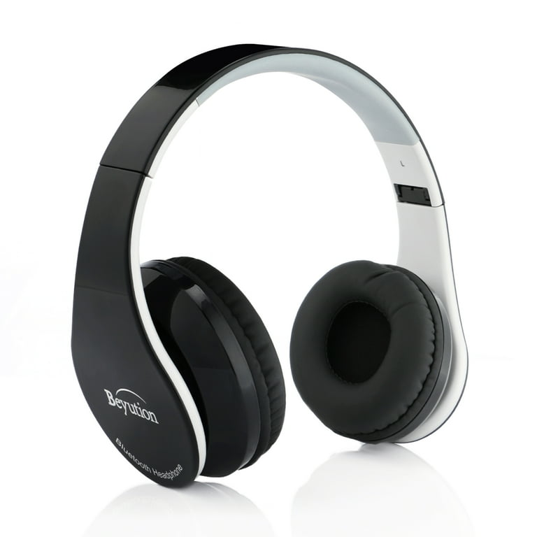 Beyution V4.1 Bluetooth Headphones Wireless Foldable Hi fi Stereo Headphone with Micphone for Smart Phones Tablets Black