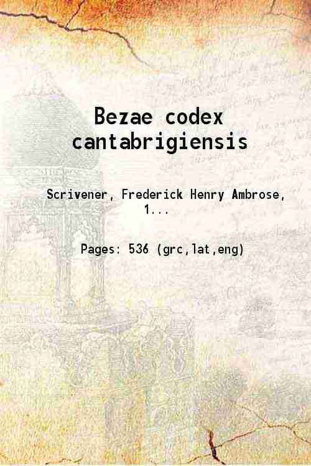 Bezae codex cantabrigiensis 1864