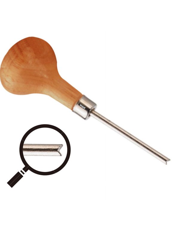 Bezel Pusher with Groove for Stone Setting Jewelers Craft Hobby Tool Watch tool