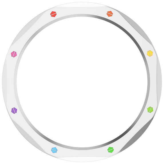 Bezel Ring Compatible for Xiaomi Watch S4/ Watch S3, Smart Watch Metal Bezel Frame Cover Replacement with Film