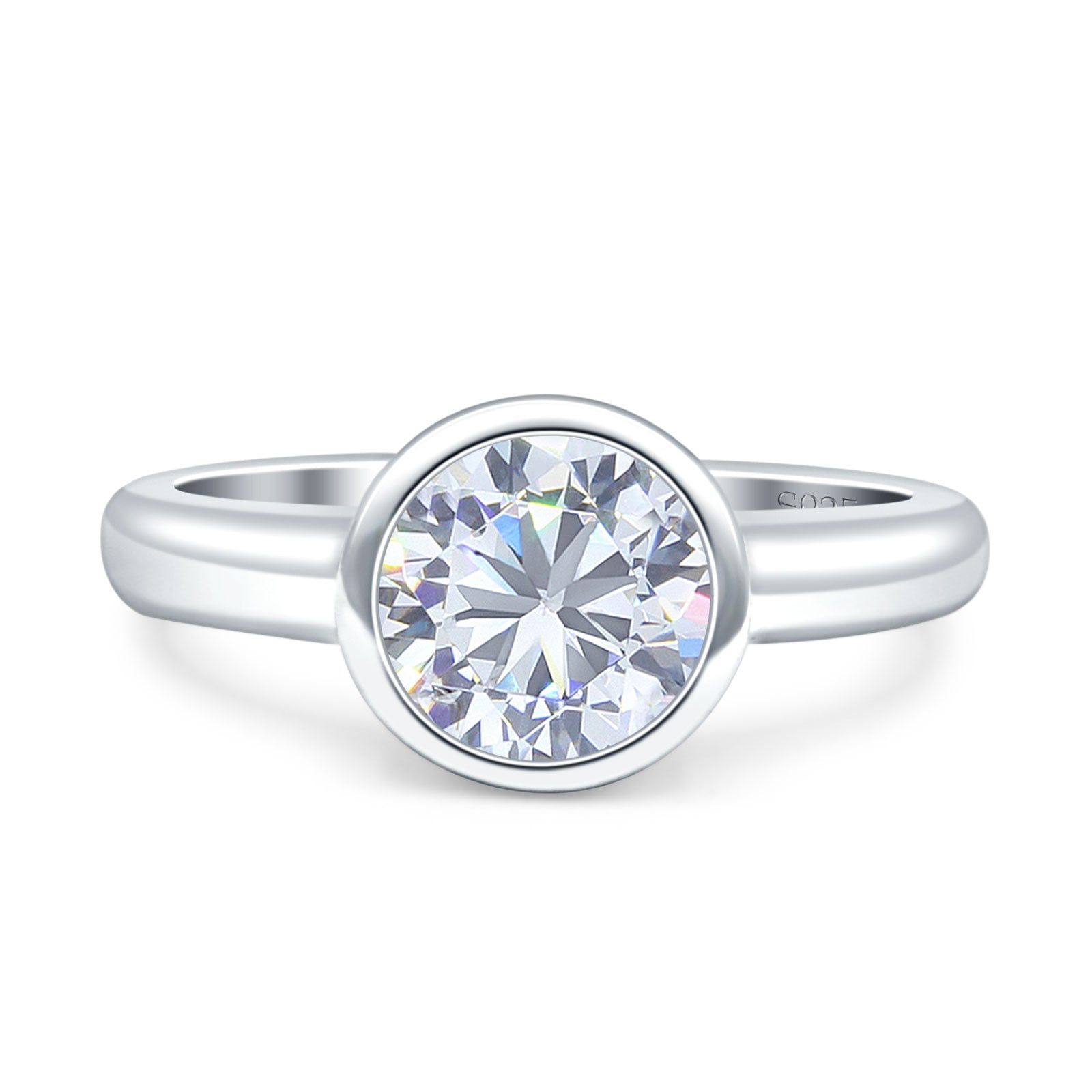 Silver bezel ring outlet