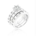 thumbnail image 1 of Bezel Set Engagement Ring Set, Size : 08, 1 of 1
