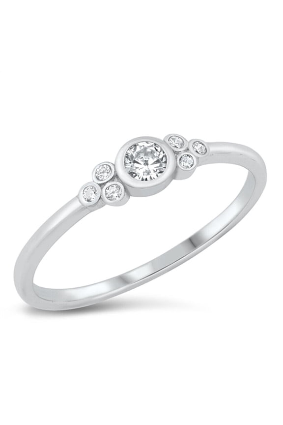Bezel Set Solitaire Women's Engagement Anniversary Rings 1.9 Ct Diamond 14K White Gold Over