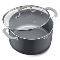 Bezia 12 QT Nonstick Stock Pot with Lid, Induction Cooking Pot, Oven ...