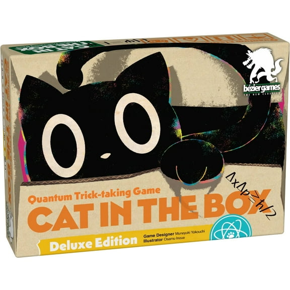 Cat in The Box Deluxe Quantum Trick-Taking Card Game for Teens & Adults, 24 Players, 30 Min, Strategy Game Ages 10+