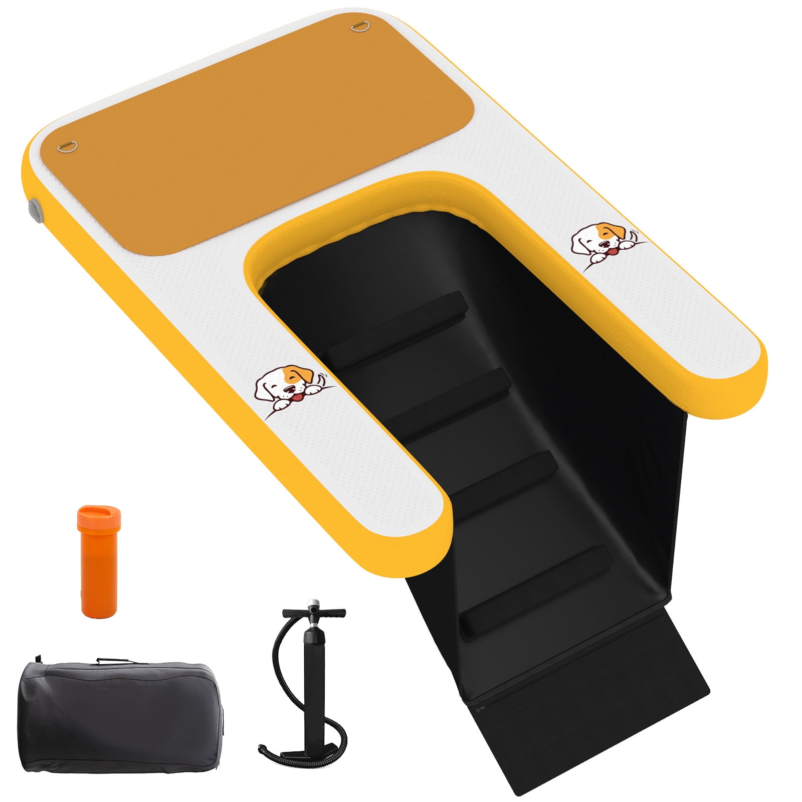 Dog Ramp Float Bezliving Inflatable Dog Boat Ramp, 35
