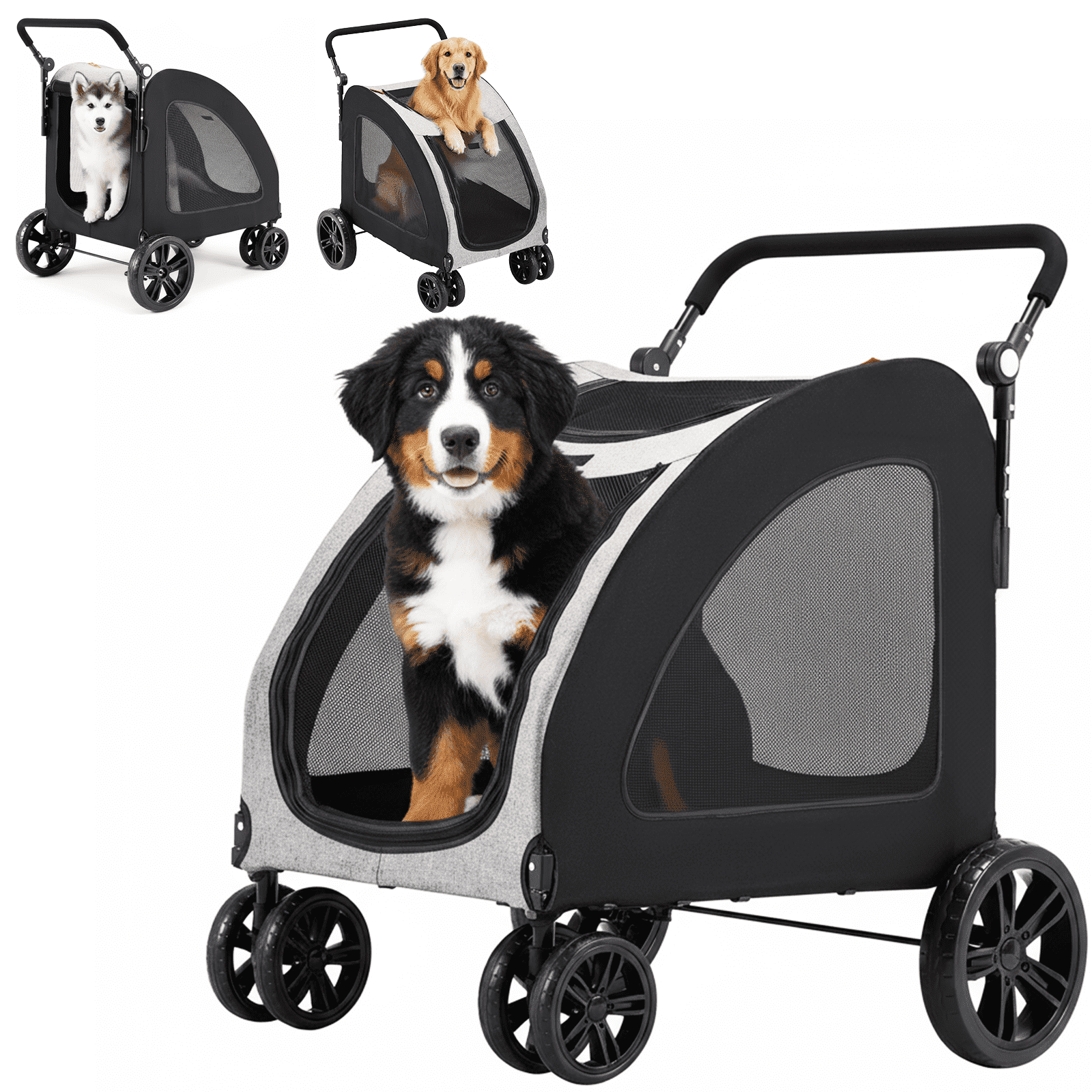 Shop Large and Extra Large Dog Strollers for Comfortable Pet Travel